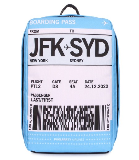 Рюкзак для ручной клади POOLPARTY Ryanair / Wizz Air / МАУ hub-boardingpass купить недорого в Ты Купи