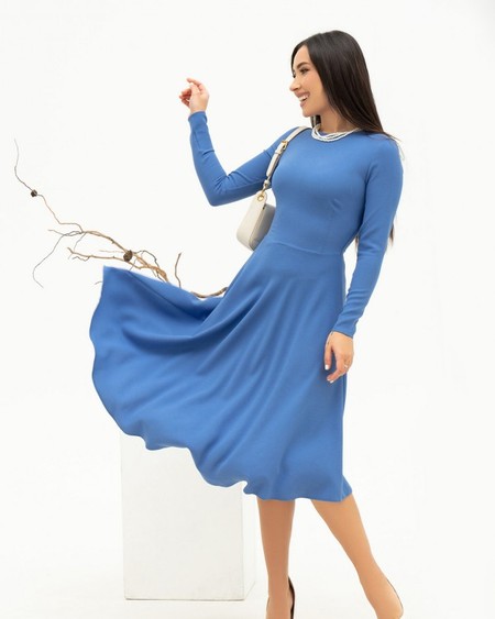 Платье ISSA PLUS 13692 XL темно-голубой купить недорого в Ты Купи