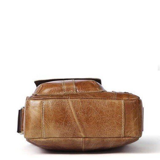 Чоловіча шкіряна сумка Vintage 14707 Коричневий купити недорого в Ти Купи