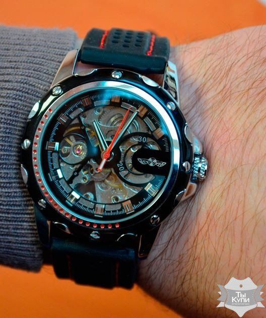 Мужские часы скелетон Winner Platinum (1110) купить недорого в Ты Купи