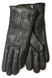 Перчатки женские чёрные кожаные сенсорные 948s2 M Shust Gloves