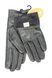 Женские черные перчатки из натуральной кожи Shust Gloves