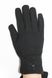 Женские черные стрейчевые перчатки R8179