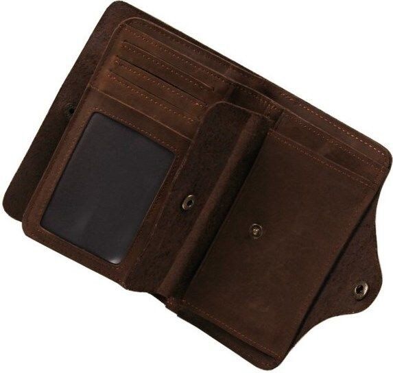 Чоловічий шкіряний гаманець Vintage 14484 Коричневий купити недорого в Ти Купи