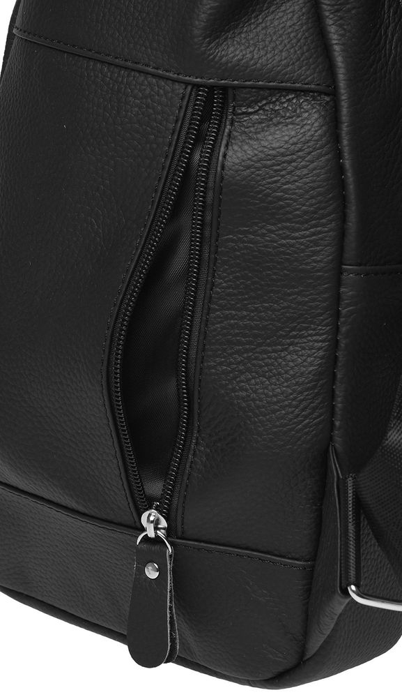 Мужской кожаный рюкзак Borsa Leather K1318-black купить недорого в Ты Купи