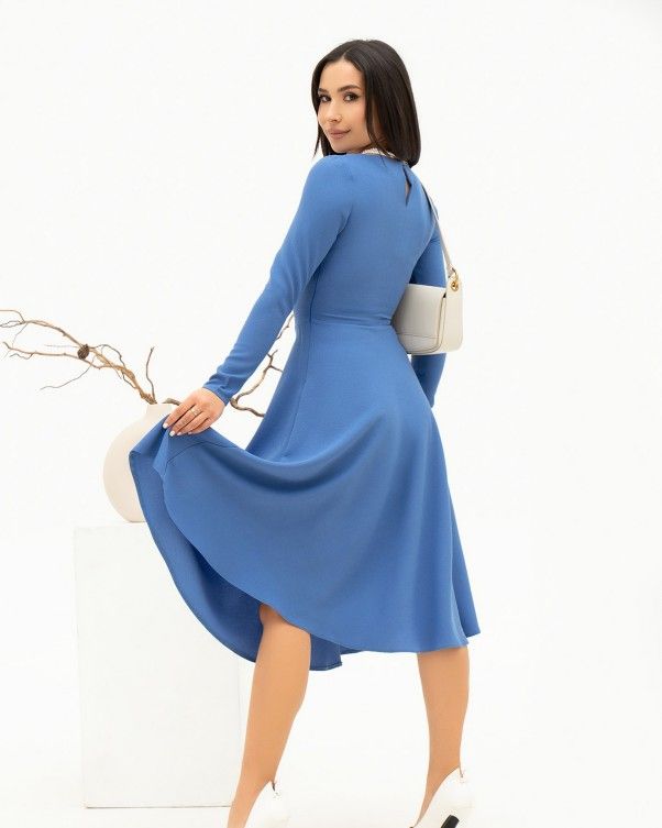 Платье ISSA PLUS 13692 XL темно-голубой купить недорого в Ты Купи