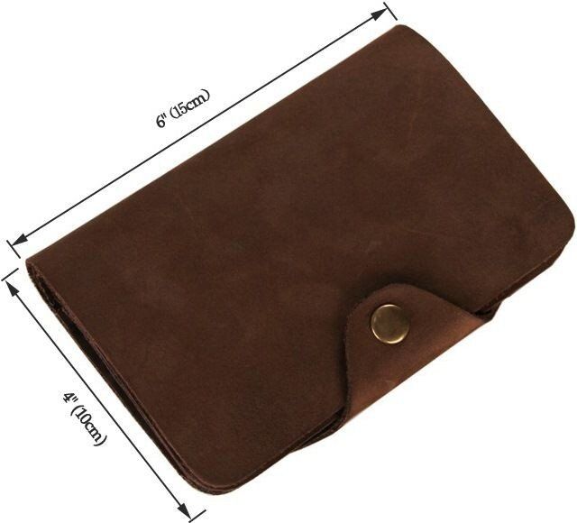 Чоловічий шкіряний гаманець Vintage 14484 Коричневий купити недорого в Ти Купи