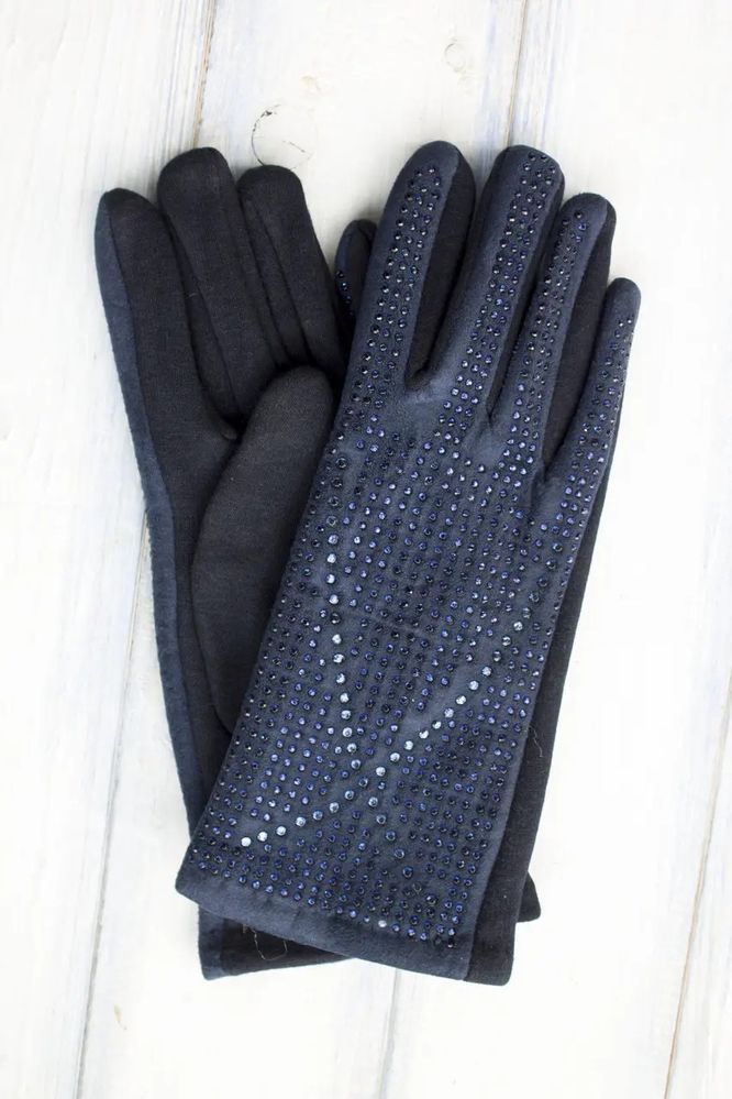 Жіночі розтяжні рукавички Чорні 191S1 S купити недорого в Ти Купи