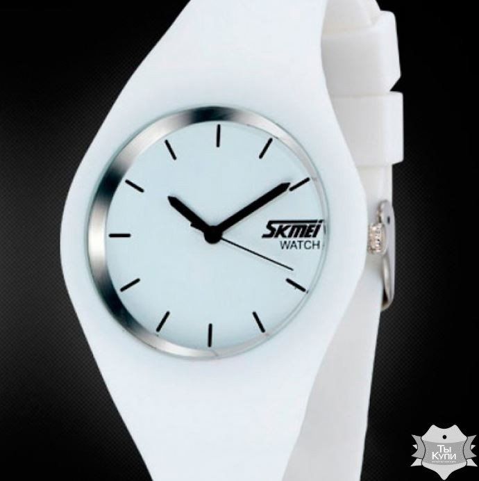 Мужские часы Skmei Rubber White (1387) купить недорого в Ты Купи
