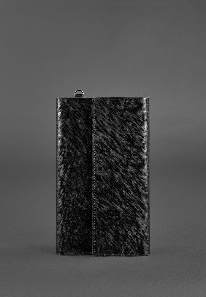 Жіночий шкіряний клатч-органайзер (Тревел-кейс) BlankNote 5.1 чорний Blackwood BN-TK-5-1-BW купити недорого в Ти Купи