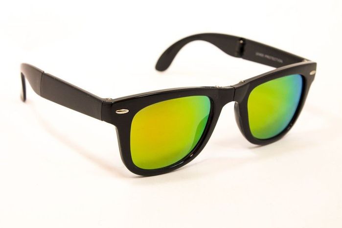 Сонцезахисні складні дзеркальні окуляри унісекс 911-71 купити недорого в Ти Купи
