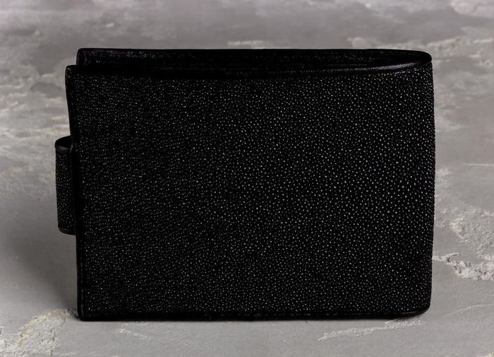 Мужской кошелек из кожи морского ската Ekzotic Leather stw22 купить недорого в Ты Купи