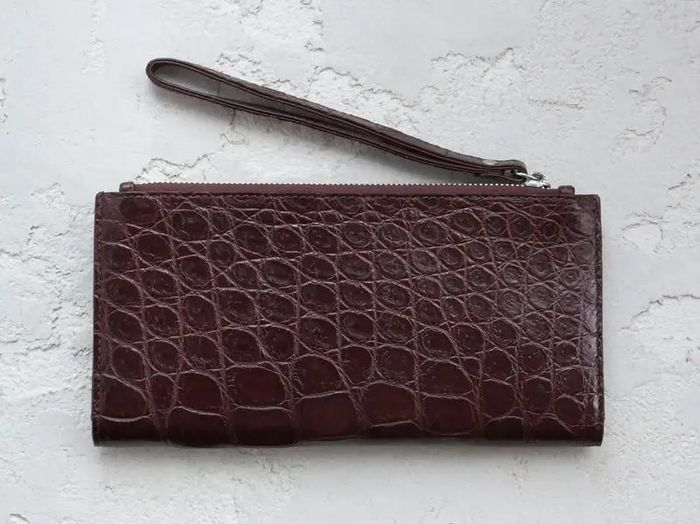 Гаманець з натуральної шкіри крокодила Ekzotic Leather CW 93_2 купити недорого в Ти Купи