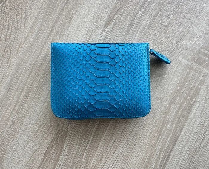 Кошелек из натуральной кожи питона Ekzotic Leather snw02_4 купить недорого в Ты Купи