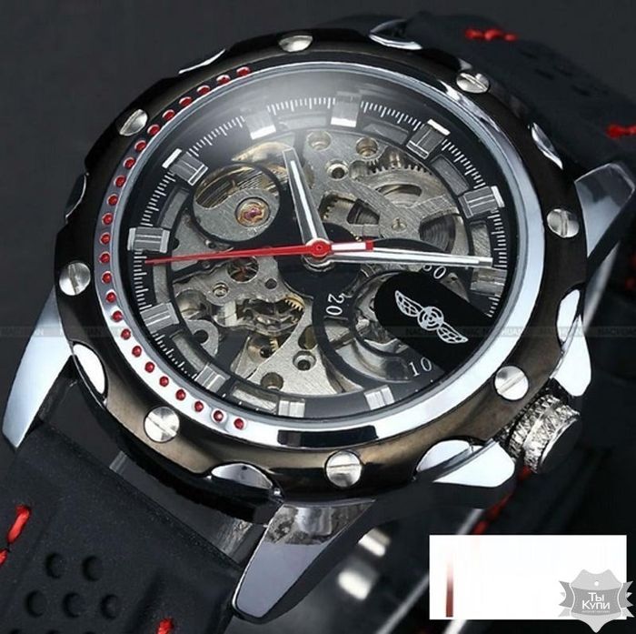 Мужские часы скелетон Winner Platinum (1110) купить недорого в Ты Купи