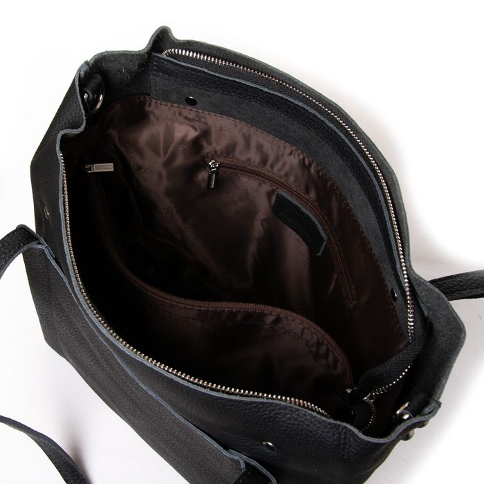 Жіноча шкіряна сумка ALEX RAI 1557 black купити недорого в Ти Купи