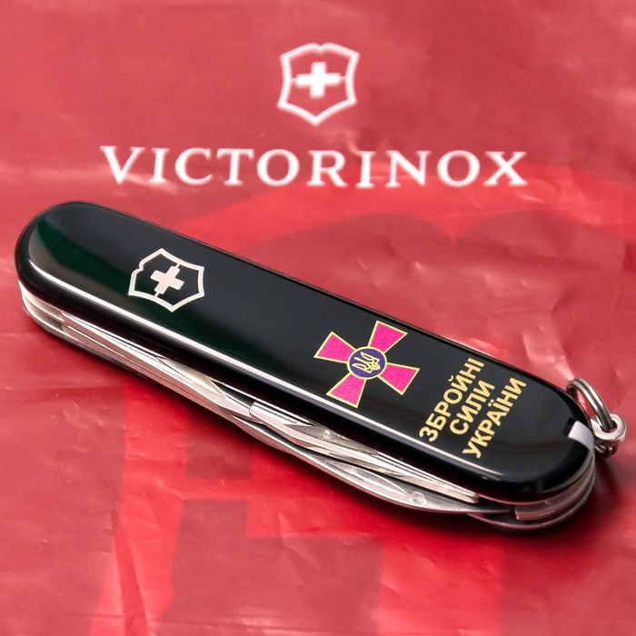 Складной нож Victorinox SPARTAN ARMY Эмблема ВСУ + Надпись ЗСУ 1.3603.3_W1011u купить недорого в Ты Купи