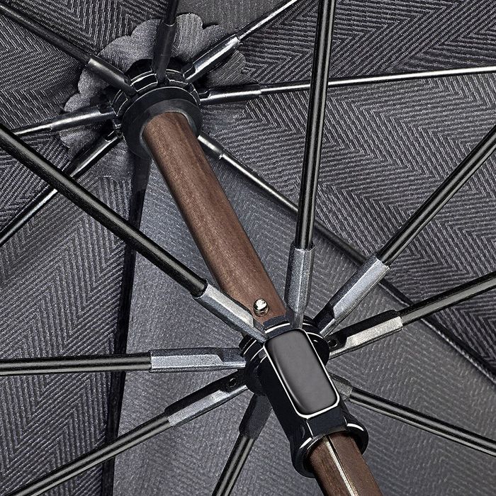 Чоловіча механічна парасолька-тростина Fulton Diamond G851 The Radiant - Tonal Herringbone купити недорого в Ти Купи
