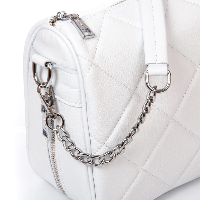 Жіноча шкіряна сумка класична ALEX RAI 2034-9 white купити недорого в Ти Купи
