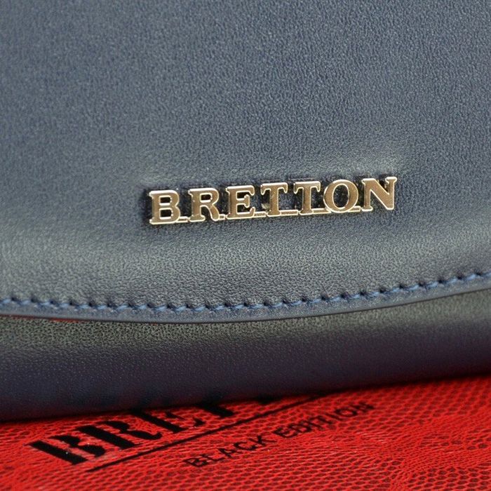 Шкіряний гаманець Color Bretton W5458 navi купити недорого в Ти Купи