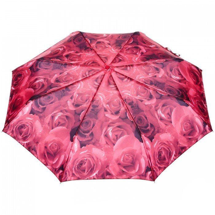 Женский зонт автомат Fulton Open-Close-4 L346 - Photo Rose Red (Красные розы) купить недорого в Ты Купи