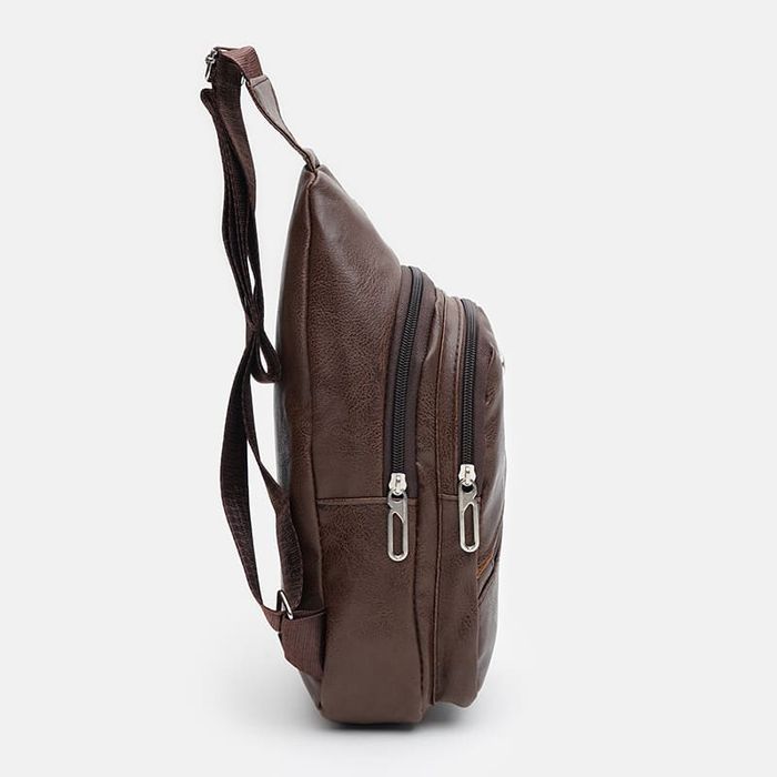 Мужской рюкзак через плечо Monsen C1921br-brown купить недорого в Ты Купи