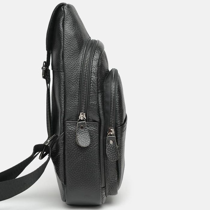 Мужской кожаный рюкзак Keizer K16802-black купить недорого в Ты Купи