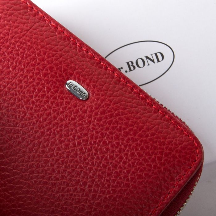 Жіночий шкіряний гаманець Classik DR. BOND WN-4 red купити недорого в Ти Купи