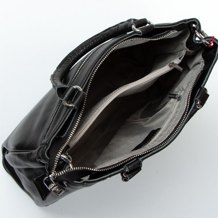 Жіноча шкіряна сумка ALEX RAI 8782-9 black купити недорого в Ти Купи