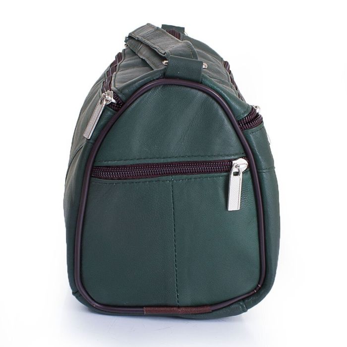 Женская кожаная темно-зеленая сумка-багет TUNONA SK2401-4 купить недорого в Ты Купи
