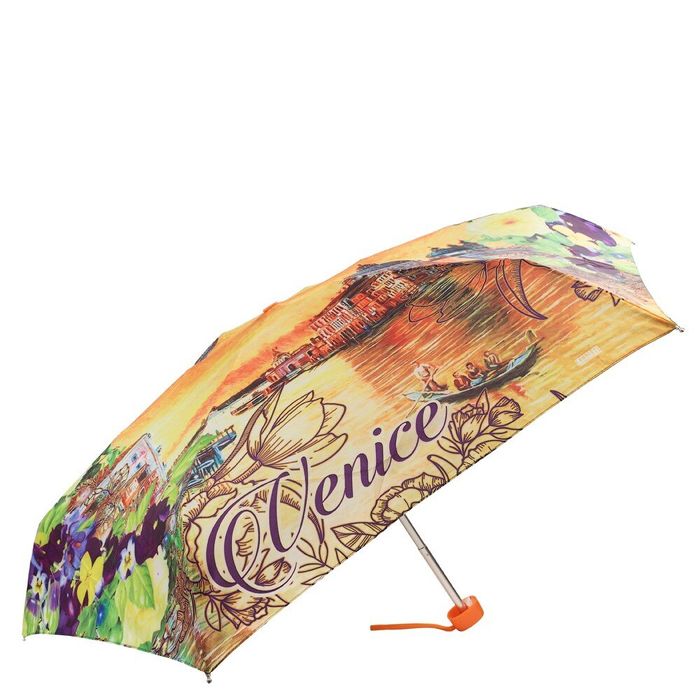 Жіноча компактна полегшена механічна парасолька LAMBERTI z75119-1880 купити недорого в Ти Купи