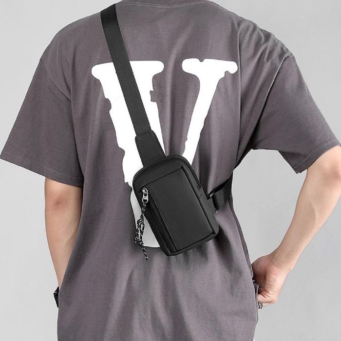 Мужская текстильная сумка слинг Confident ATN02-2041A купить недорого в Ты Купи