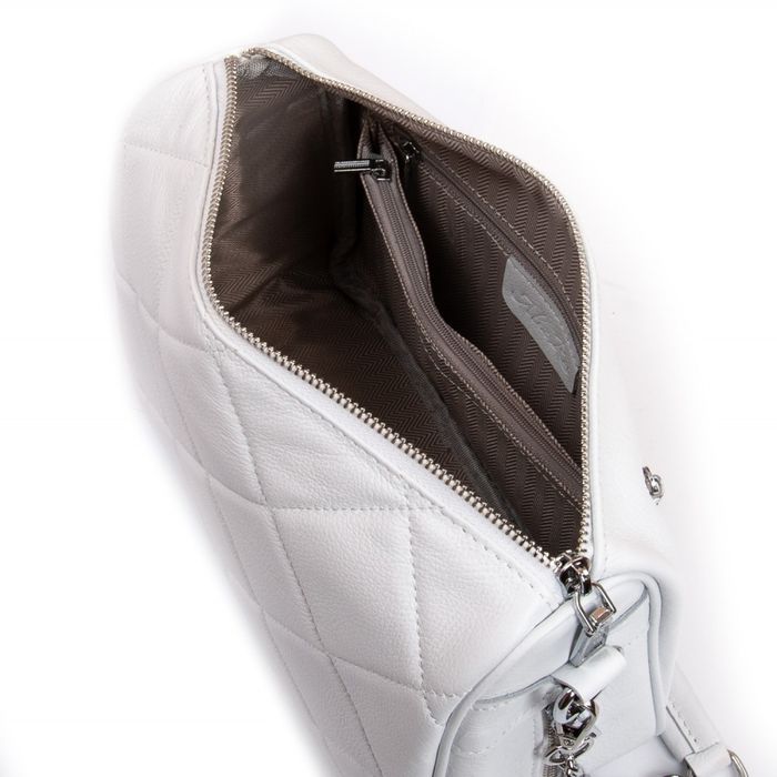 Жіноча шкіряна сумка класична ALEX RAI 2034-9 white купити недорого в Ти Купи