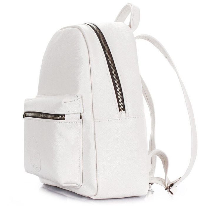 Жіночий шкіряний рюкзак POOLPARTY xs white купити недорого в Ти Купи