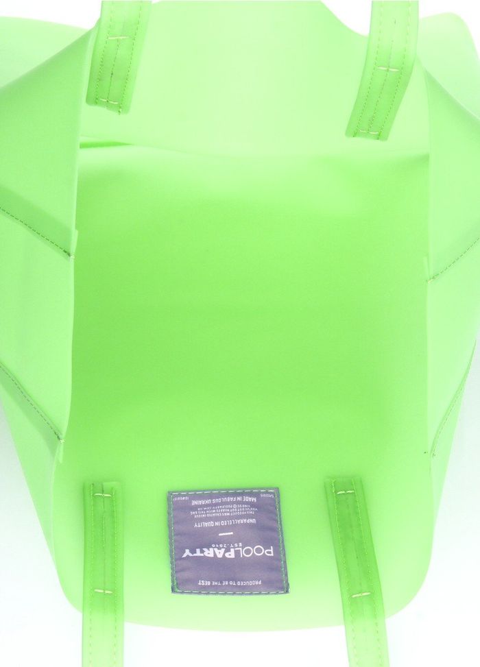 Компактная летняя сумка Poolparty зеленая купить недорого в Ты Купи