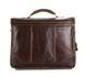 Мужской кожаный коричневый портфель John McDee jd7091c