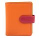 Женский кожаный кошелек Visconti RB40 Bali c RFID (Orange Multi)