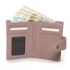 Шкіряний жіночий гаманець Classik DR. BOND WN-23-15 pink-purple