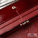 Шкіряний жіночий лаковий гаманець SERGIO TORRETTI W501 wine-red