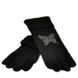 Перчатки женские вязаные K-180B черные купить недорого в Ты Купи