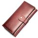 Жіночий бордовий гаманець, виготовлений з натуральної шкіри Vintage 14916