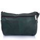 Жіноча шкіряна темно-зелена сумка-багет TUNONA SK2401-4