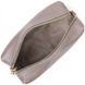 Молодіжна жіноча шкіряна сумка через плече Vintage 22275, серый