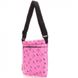 Дутая сумка-планшет с уточками POOLPARTY розовая