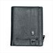 Мужской кожаный кошелек Weatro 12 х 10 х 3 см Черный wtro-nw-163-100-013