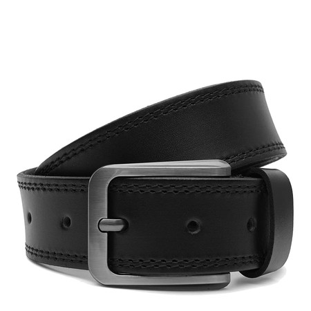 Мужской кожаный ремень Borsa Leather V1FX29-black купить недорого в Ты Купи