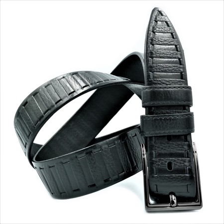 Ремень мужской кожаный Weatro Чёрный 0359m-4kozh купить недорого в Ты Купи