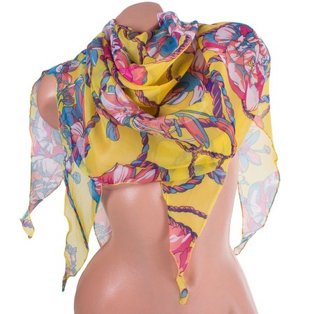 Женский разноцветный шарф из полиэстера Ashma DS47-311-1 купить недорого в Ты Купи