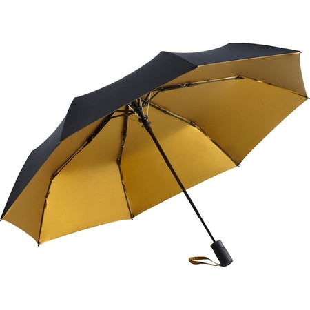 Зонт складной Fare 5529 Черный с золотистым (1140) купить недорого в Ты Купи