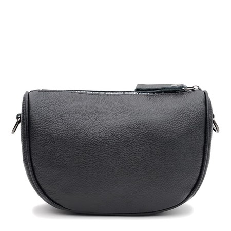 Сумка жіноча Borsa Leather K18569bl-black купити недорого в Ти Купи